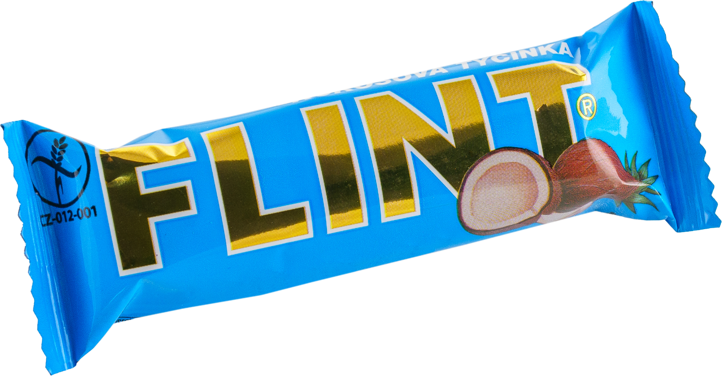 Flint mit dunkler Glasur