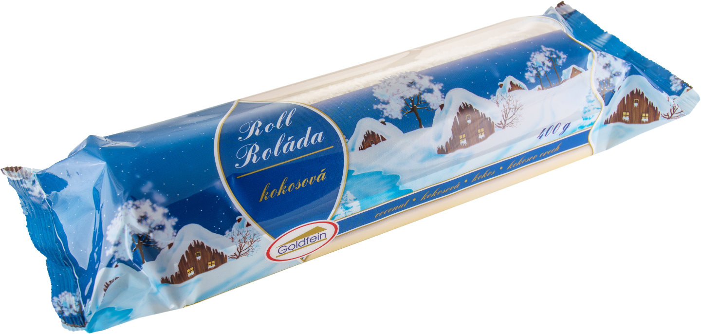 Roulade de Noël à la noix de coco