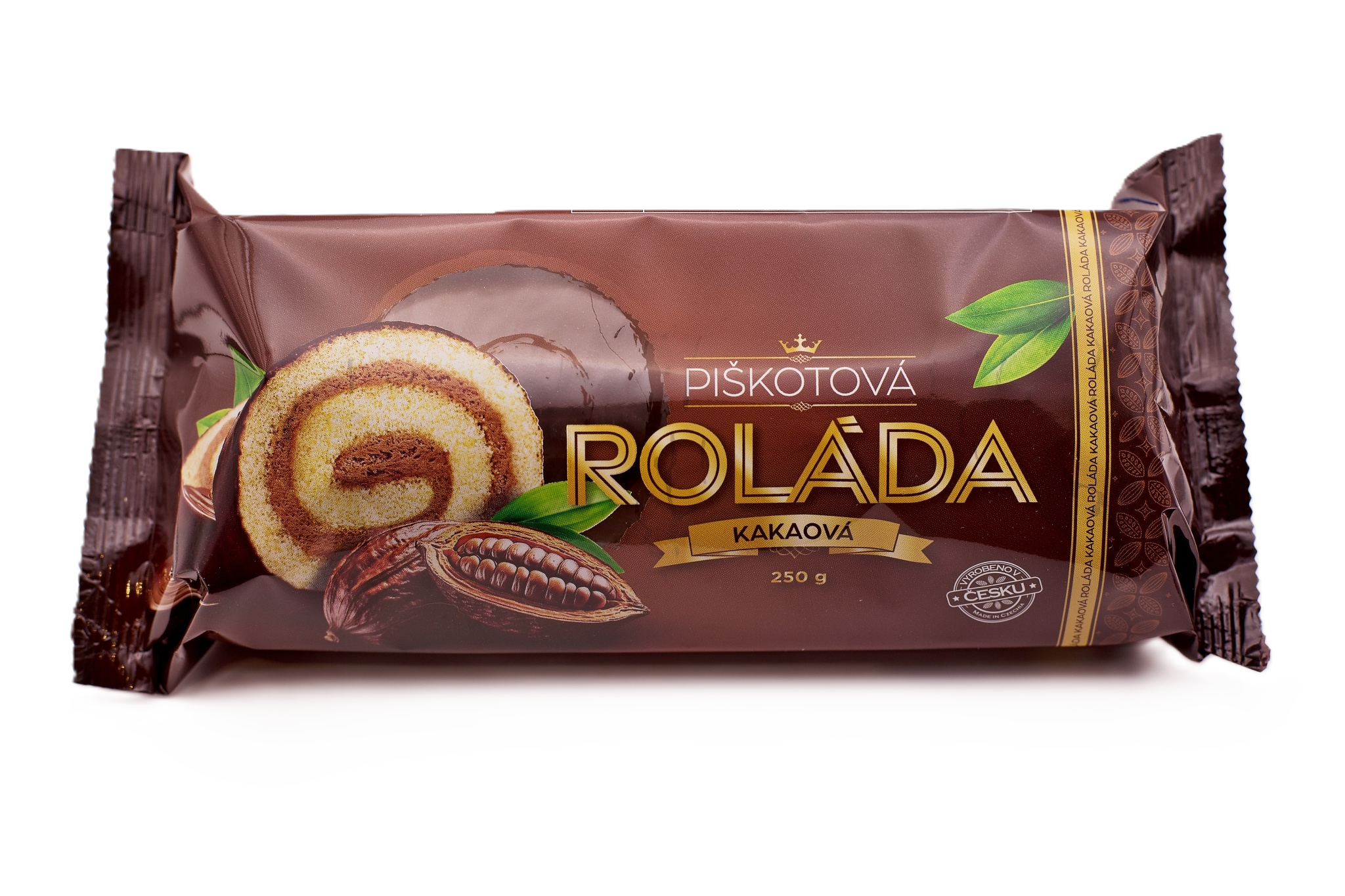 Roulade au cacao avec glaçage